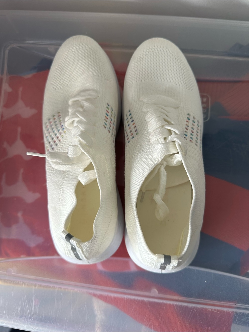 Danskin slip on white sneaker size 7.5